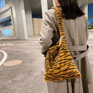 Animal Pattern Underarm Shoulder Bag for Women