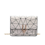 Summer Chain Shoulder Bag Crack Printing Handbag