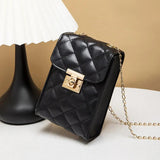 Mini Flap Shoulder Bag Small Crossbody Bag for Women All-match Ladies Clutch Pur