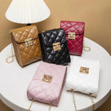 Mini Flap Shoulder Bag Small Crossbody Bag for Women All-match Ladies Clutch Pur