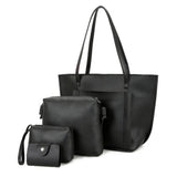 4-Piece Set Shoulder Bags for School Handbag Tote Holder Shopper Purse Bags