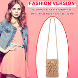 Straw Tassel Crossbody Bag Summer Mini Shoulder Bag