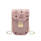 Small Square PU Shoulder Bag Chain Lock
