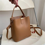 Casual Ladies Tote Bucket Shoulder Bag Crossbody