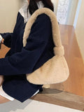 Women's Plush Underarm Bag Autumn Winter Handbag