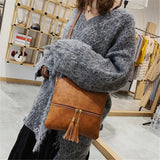 Tassel Messenger Bag Women Crossbody Handbag Shoulder Bag