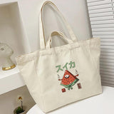 Canvas Shopping Bag Eco Friendly Reusable Shopper Monster Prints