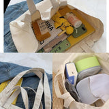 Canvas Shopping Bag Eco Friendly Reusable Shopper Monster Prints