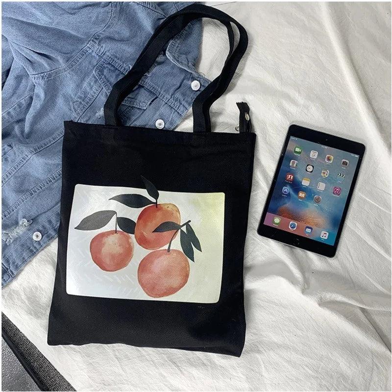 Canvas Beach Shoulder Tote Bag for Women