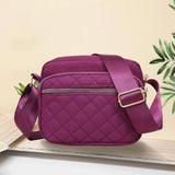 Nylon Shoulder Bag for Women Zipper Handbag Crossbody Bags