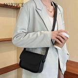 Leather Shoulder Crossbody Bag Small Square Messenger Handbag