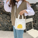 Canvas Shoulder Diagonal Bag Small Square Bag for Mobile Phone