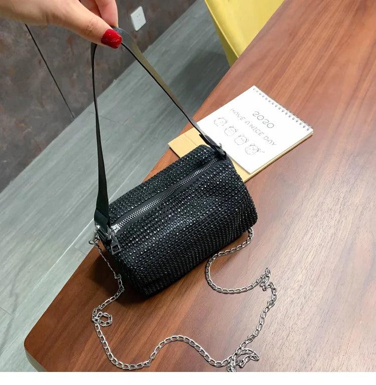 Rhinestone Women's Bag Large Capacity Crossbody Bag