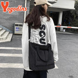Casual Waterproof Oxford Shoulder Bag Girls Waterproof Bucket Bag