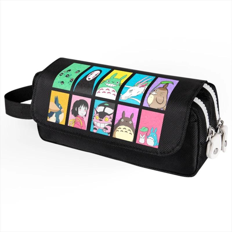 Totoro Child Pencil Case Large Capacity Boy Girl Pen Storage Bag