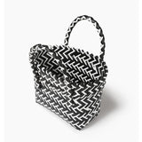 PVC Women Bucket Bag Canday Small Woven Handbag
