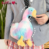 3D Duck Handbag Plush Purses Funny Shoulder Bag Ladies Crossbody Bag