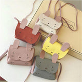 Kids Bunny Shoulder Bag Animal Storage Crossbody Messenger Handbag