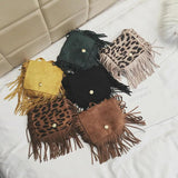 Kids Tassel Mini Messenger Bag Girls Handbags Coin Purse