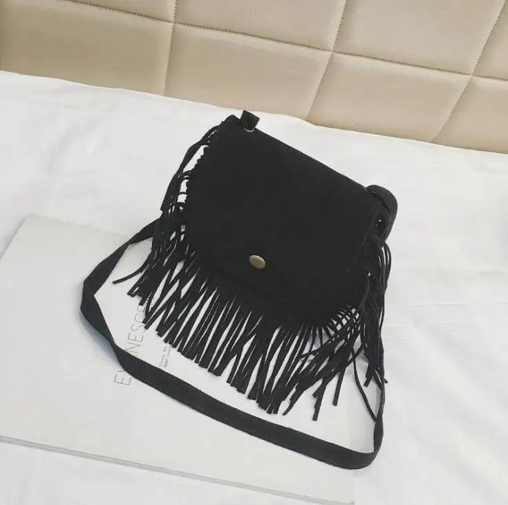 Kids Tassel Mini Messenger Bag Girls Handbags Coin Purse