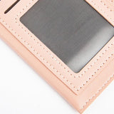 Zipper Wallet PU Leather Contrast Certificate Small Fresh Wallet