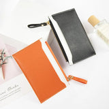 Zipper Wallet PU Leather Contrast Certificate Small Fresh Wallet
