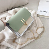 Women Shoulder Bags Messenger Bag Ladies Chain Wild Shoulder Bags Leather Wallet