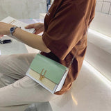Women Shoulder Bags Messenger Bag Ladies Chain Wild Shoulder Bags Leather Wallet