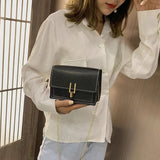 Women Shoulder Bags Messenger Bag Ladies Chain Wild Shoulder Bags Leather Wallet