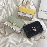 Women Shoulder Bags Messenger Bag Ladies Chain Wild Shoulder Bags Leather Wallet