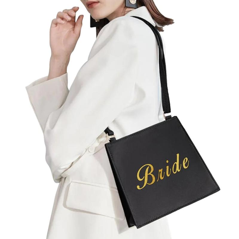 Bride Pattern Cartoon Shoulder Bag for Women