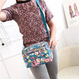 Canvas Shoulder Diagonal Small Square Handbag Large Capacity Crossbody Bag