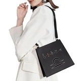 Shoulder Bag Twelve Constellation Pattern Printing Series Portable Evening Bag