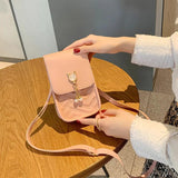 Mini Cross-body Phone Shoulder Bag Pearl Tassel Cover-style