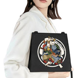 Japanese Samurai Pattern Shoulder Bag for Women