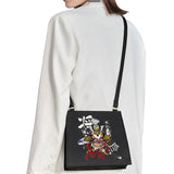 Japanese Samurai Pattern Shoulder Bag for Women