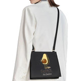 Avocado Pattern Series Women's Shoulder Bag Diagonal High-quality Handbag