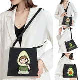 Avocado Pattern Series Women's Shoulder Bag Diagonal High-quality Handbag