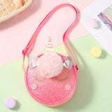 3D Cartoon Unicorn Crossbody Messenger Bags Travel Shoulder Bag For Girls