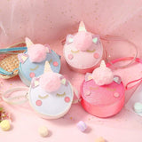 3D Cartoon Unicorn Crossbody Messenger Bags Travel Shoulder Bag For Girls