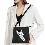 Astronaut Pattern Shoulder Bag for Women