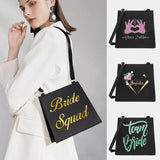 Wild Women Messenger Small Square Bags Bride Pattern Handbag