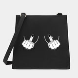 Wild Women Shoulder Messenger Small Square Bags Cartoon Chest Series Pattern