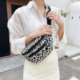 Leopard Print Shoulder Bag Women Crossbody Bag Large Capacity Handbag