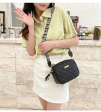 Small Square Shoulder Bag Mini Zipper Handbags Female Crossbody