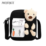 Lovely Girl Crossbody Bags Small Pocket Bear Shoulder Pouch Zipper Shoulder Bag
