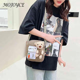 Lovely Girl Crossbody Bags Small Pocket Bear Shoulder Pouch Zipper Shoulder Bag