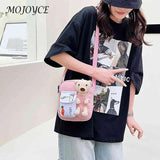 Lovely Girl Crossbody Bags Small Pocket Bear Shoulder Pouch Zipper Shoulder Bag