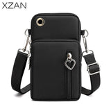 Woman Small Shoulder Bag Girl Cell Phone Sweet Key Coin Storage Organizer