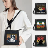 Women Shoulder Crossbody Small Square Bags Pew Series Pattern Commute Tote Bag